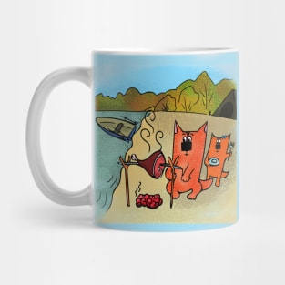 Illustration art picnic Mug